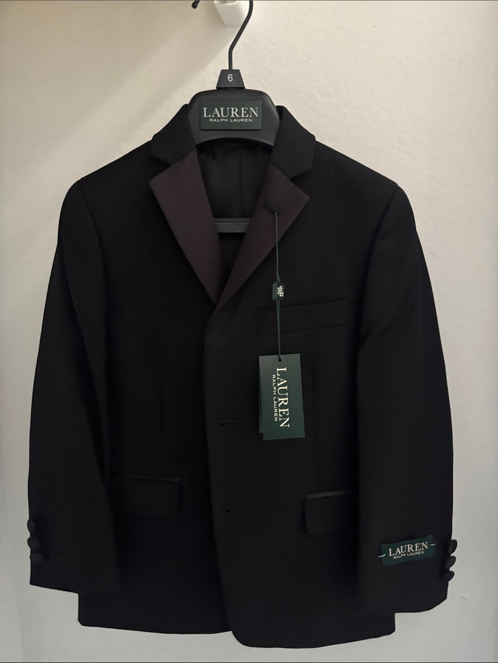 NWT Lauren Ralph Lauren Boys Tuxedo jacket